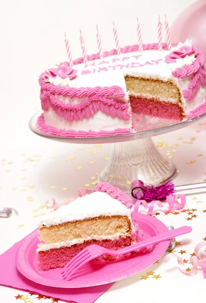 Plakje cake — Stockfoto