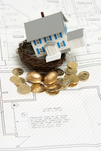 Conceito de investimento em casa — Fotografia de Stock