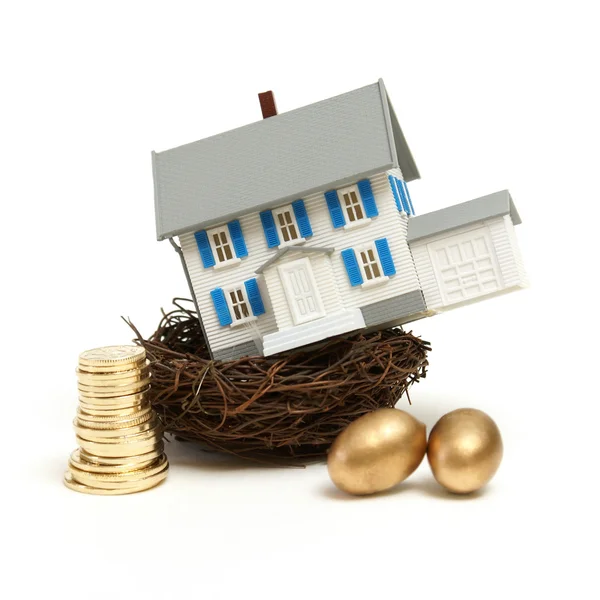House In a Nest — Stock Photo, Image