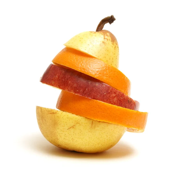 Arranjo de frutas sortidas — Fotografia de Stock