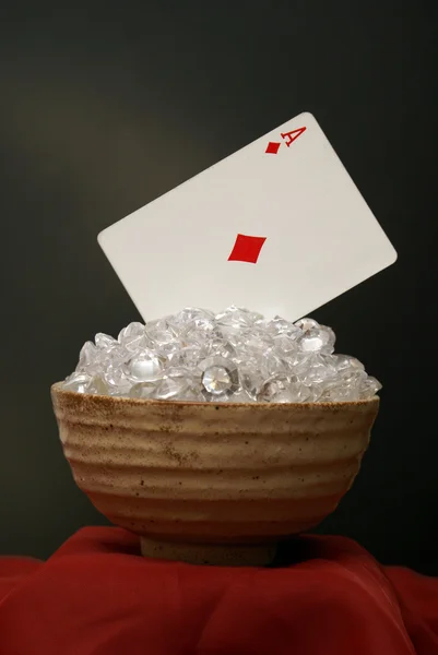 Ace av diamanter — Stockfoto