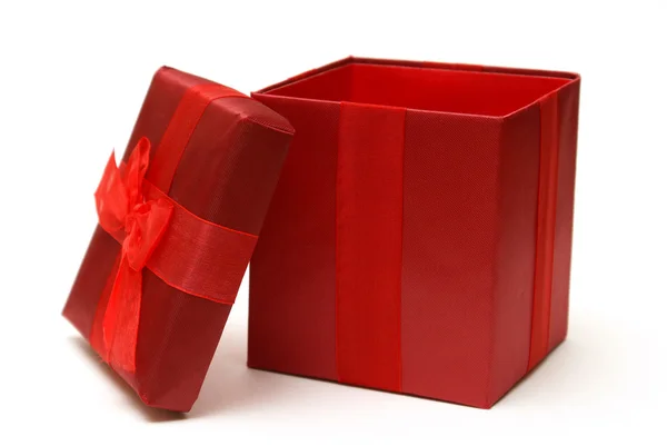 Czerwone pudełko — Zdjęcie stockowe