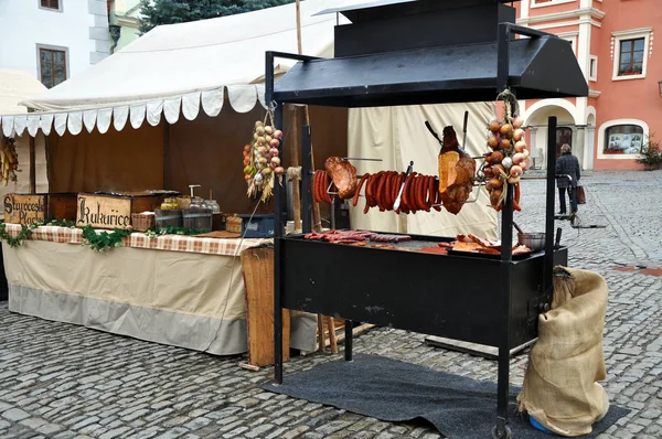 stock image Christmas Market in Cesky Krumlov