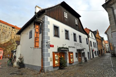 Historic Houses in Cesky Krumlov clipart