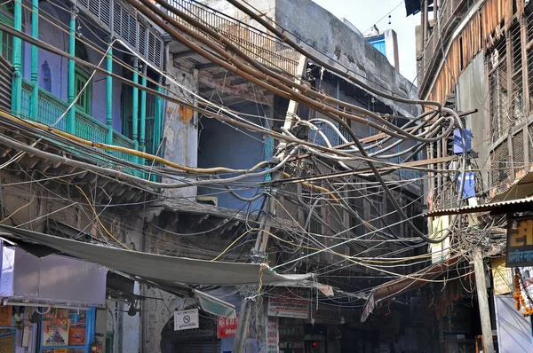 Câblage électrique en Inde — Photo