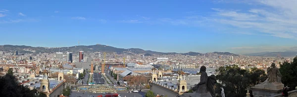 Панорама Барселоны — стоковое фото