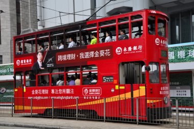 Hong Kong Tramway clipart