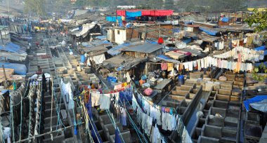 dhobi ghat Mumbai, Hindistan.