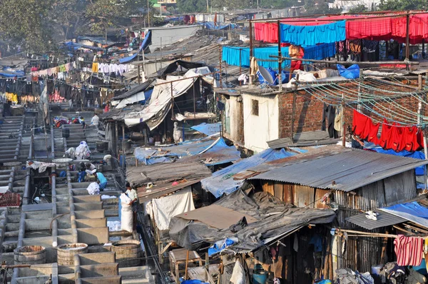 Dhobi ghat in mumbai, indien. — Stockfoto