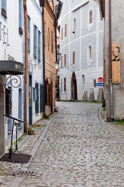 チェスキー クルムロフの狭い通り — ストック写真