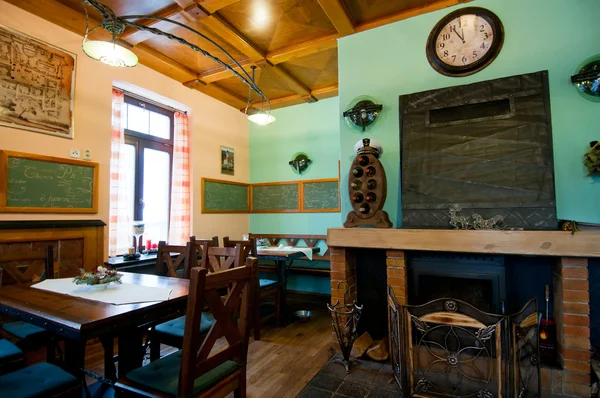 Rustic Restaurant Interior — Stock Photo, Image
