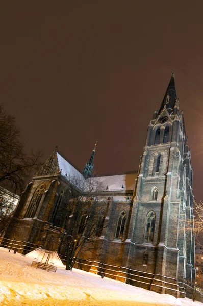 Chiesa di San Ludmila, Praga, Repubblica Ceca — Foto Stock