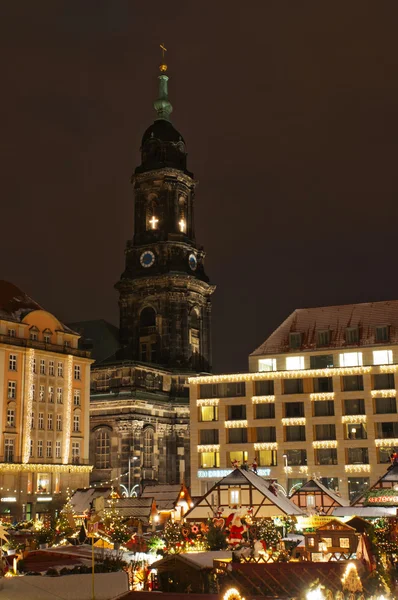 Weihnachtsmarkt in Dresden — Stockfoto