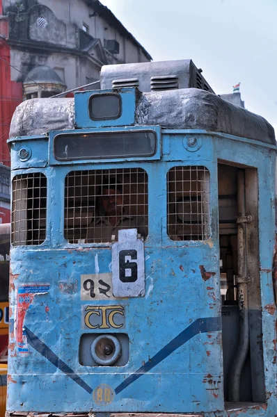stock image Rusty Tram in Kolkata