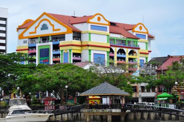 Colorful House in Kuching clipart