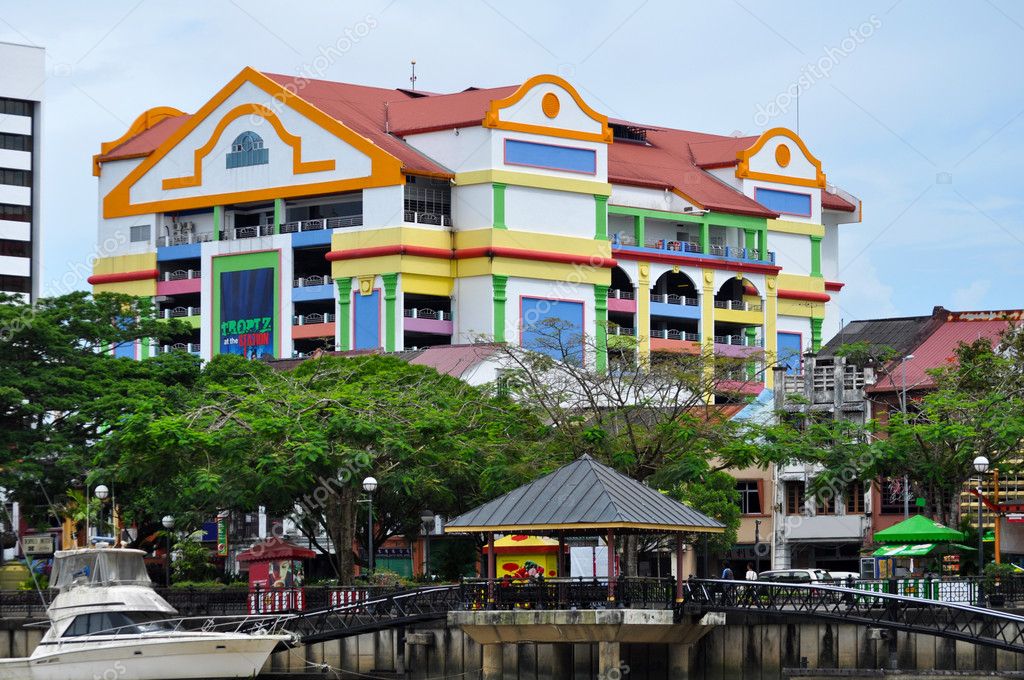 Colorful House in Kuching — Stock Photo © johnnydevil 6611274