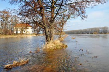 Flood in Czech clipart