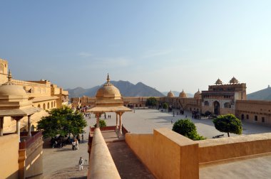 Amber fort avlu