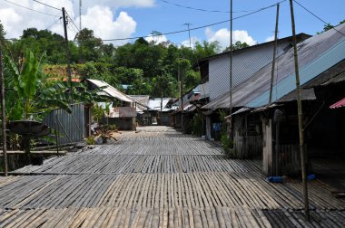 Home of Borneo Headhunters clipart