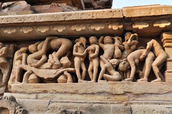 Khajuraho Estatuas eróticas — Foto de Stock