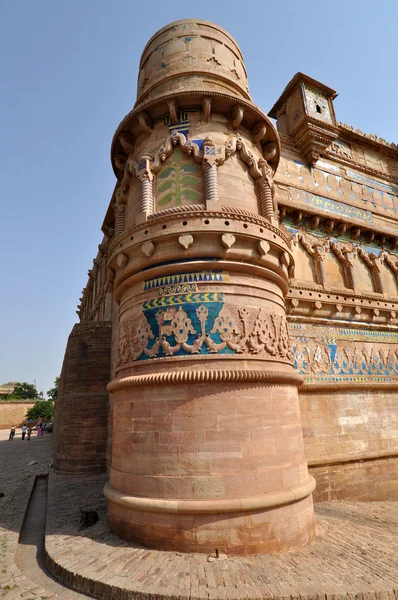Στήλη του το οχυρό Gwalior — Φωτογραφία Αρχείου
