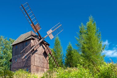 Wooden Windmill clipart