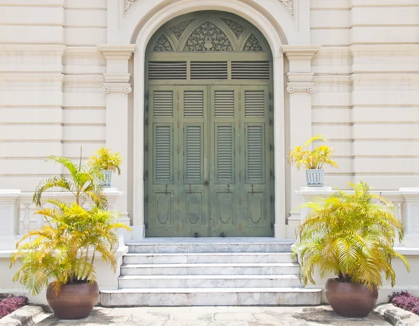 stock image Old door in thailand located in Grand Palace