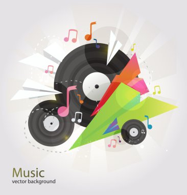 Music vector background.