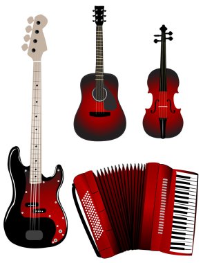 Music intruments clipart