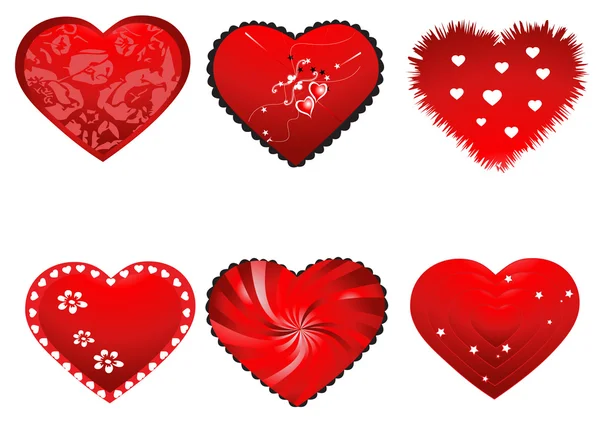 Láska srdce — Stockový vektor