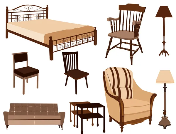 Мебель — стоковый вектор