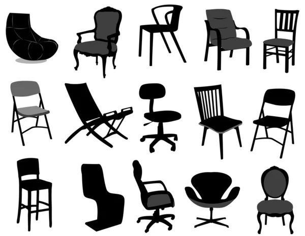 Krzesła — Wektor stockowy
