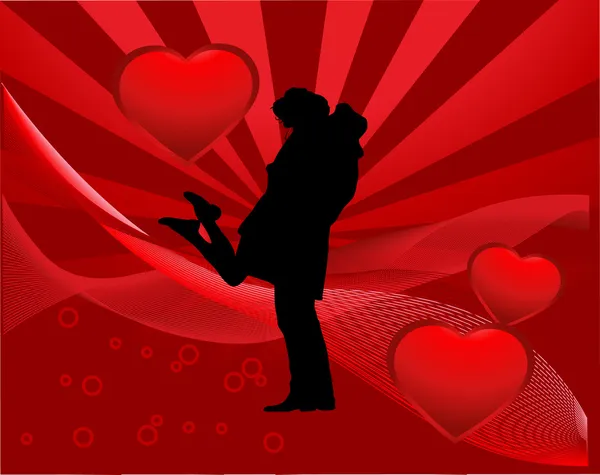 L'amour est dans l'air — Image vectorielle