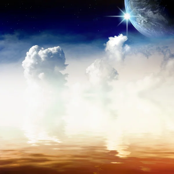 Вид с небес — стоковое фото
