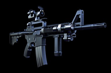 M4 tacticle clipart