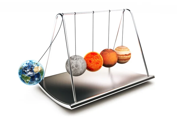 Newton bolas conceitos — Fotografia de Stock