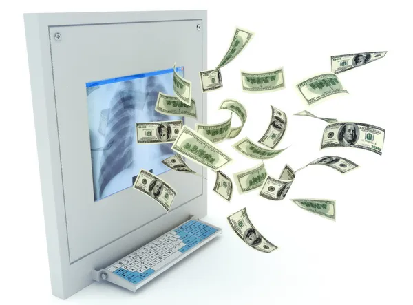 Magas költségek, az egészségügyi ellátás — Stock Fotó