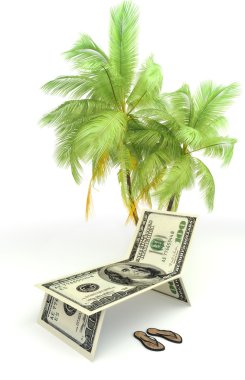 Planning a vacation,tourism,or saving money concept clipart