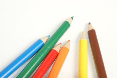 Colored pencils clipart