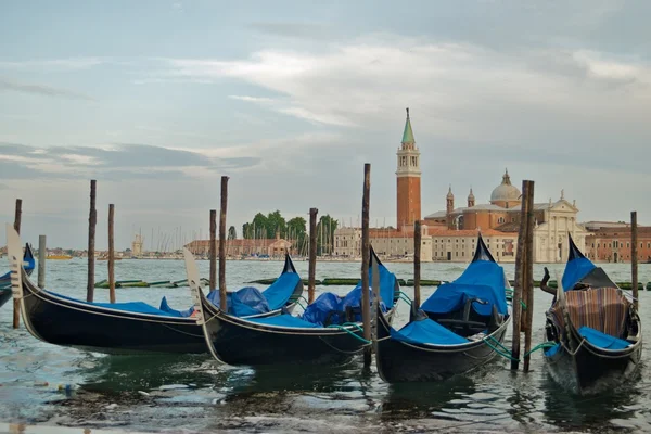 stock image Gondolas in front of St Marks