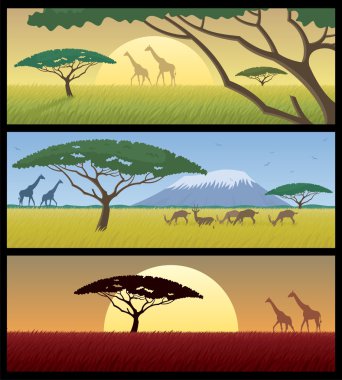 Africa Landscapes clipart