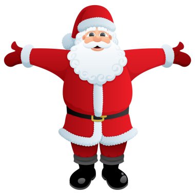 Santa Hug clipart