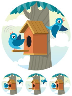 Birdhouse clipart