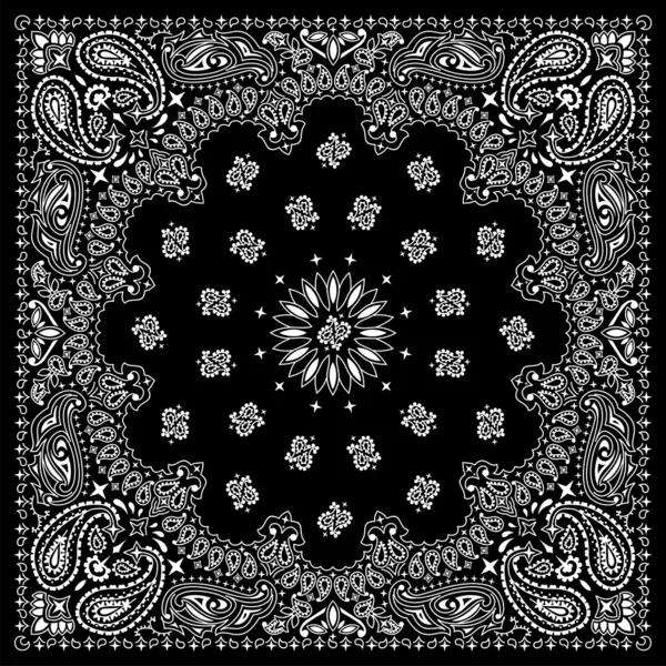 Bandana noir — Image vectorielle