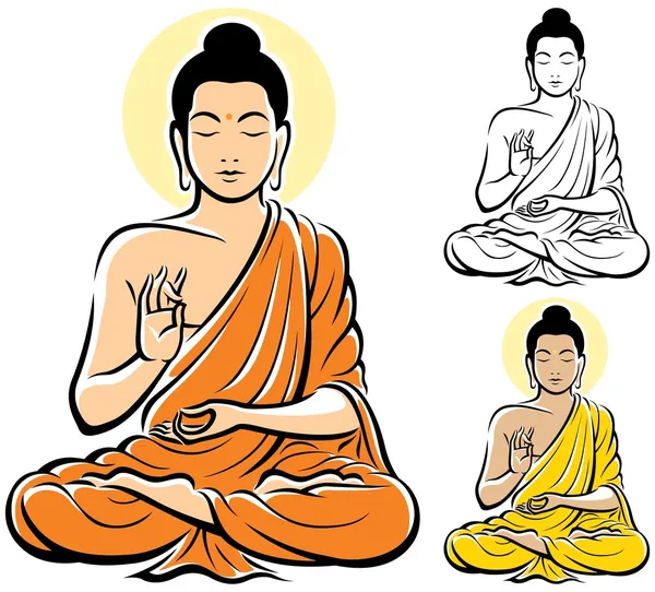 Bouddha — Image vectorielle