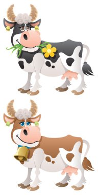 Cartoon Cow clipart