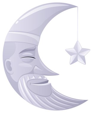 Cartoon Moon clipart