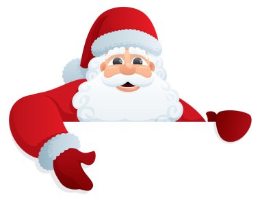 Santa Sign 2 clipart