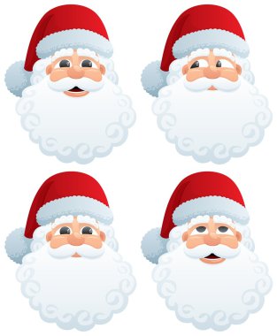 Santa’s Head clipart