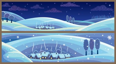 Winter Landscapes clipart